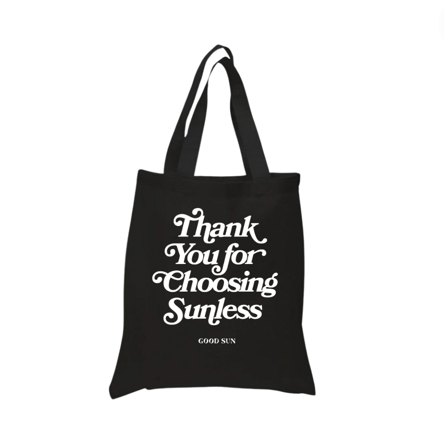 "Thank You" Black Tote Bag